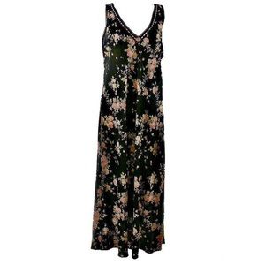 Vintage oscar de la renta floral gown